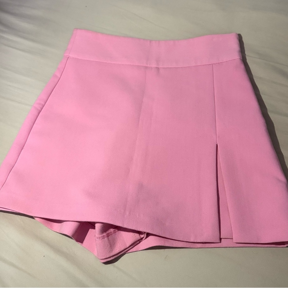 Zara Pink Women's Midi Skirt